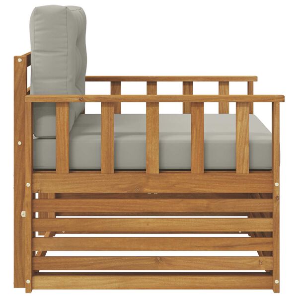 vidaXL Set di divani da esterno Legno di Acacia Massello e Poliestere