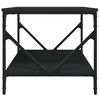 vidaXL Tavolino da Salotto Nero 90x50x45 cm in Legno Multistrato