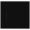 vidaXL Comodini a Muro 2 pz Nero 50x30x47 cm