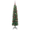 vidaXL Albero di Natale artificiale con 300 LED Verde 180 cm