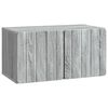 vidaXL Mobile Porta TV da Muro 59,5 x 31 x 30 cm Sonoma grigio