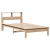 vidaXL Letto Libreria senza Materasso 90x200 cm Legno Massello Pino