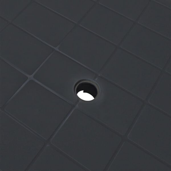 vidaXL Tavolo da Giardino Antracite 101x68x72 cm in Plastica