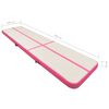 vidaXL Tappetino Ginnastica Gonfiabile con Pompa 700x100x20cm PVC Rosa