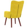 vidaXL poltrona Giallo 63 x 67 x 94 cm Velluto