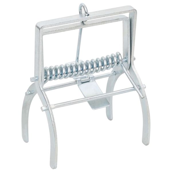 vidaXL Trappole per Talpe 4 pz Argento Acciaio Zincato