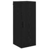 vidaXL Pensile Rovere Nero 34,5 x 34 x 90 cm Legno ingegnerizzato