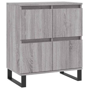 vidaXL Credenza Grigio Sonoma 60x35x70 cm in Legno Multistrato