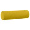 vidaXL Cuscini Decorativi 2 pz Giallo Ø15x50 cm in Velluto