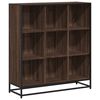 vidaXL Libreria Rovere Marrone 97,5x33x107,5 cm Multistrato e Metallo