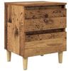 vidaXL Armadietto per letto Legno vecchio 40 x 35 x 50 cm