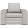 vidaXL Divano letto Grigio Nuvola 98 x 71 x 83 cm Tessuto