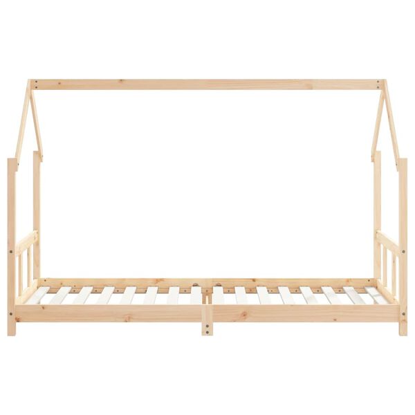 vidaXL Giroletto per Bambini 90x200 cm in Legno Massello di Pino