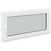 vidaXL Finestra per Soffitta RISOR 120 x 60 cm PVC e Vetro Bianco