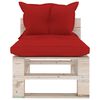 vidaXL Set Salotto Giardino su Pallet Cuscini 6 pz in Legno di Pino
