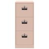 vidaXL Armadio per File con cassetto Rosa 44 x 50 x 106.5 cm