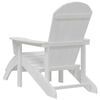 vidaXL Mobili da lounge da giardino 2 pcs Bianco 74 x 82 x 90cm