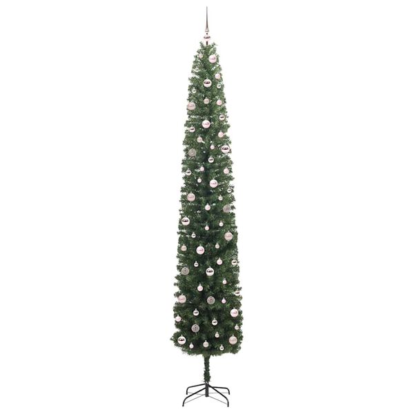 vidaXL Albero di Natale artificiale con 300 LED Verde 270 cm