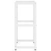 vidaXL Struttura per Lavabo da Bagno Bianca 40x38x83 cm in Ferro