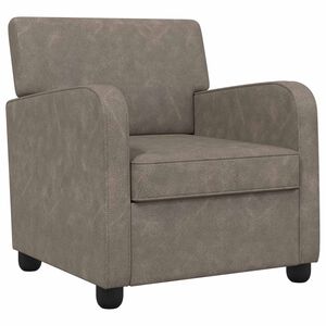 vidaXL Poltrona Grigio antico Similpelle