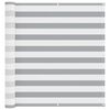 vidaXL Schermo da balcone 120 x 400 cm Tessuto Oxford Rettangolare