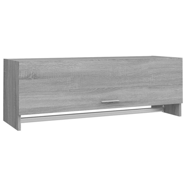 vidaXL Armadio Grigio Sonoma 100x32,5x35 cm in Legno Ingegnerizzato