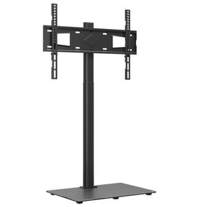 vidaXL Supporto TV Angolare 1 Livello per 32-65 Pollici Nero