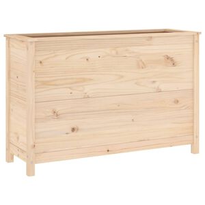 vidaXL Fioriera Rialzata da Giardino 119,5x40x78cm Legno Massello Pino