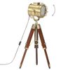 vidaXL Lampada da Terra a Treppiede Legno Massello di Mango 69 cm