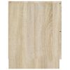 vidaXL Comodini 2 pz Rovere Sonoma in Legno Multistrato