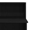 vidaXL Banco Reception Nero 100x50x103,5 cm in Legno Multistrato