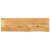 vidaXL Piano Tavolo Bordi Vivi 100x40x2,5cm in Legno Massello di Mango