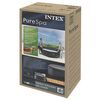 INTEX Copridoccia per Spa Grigio Scuro 180 x 180 cm PVC e PU