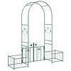 vidaXL Arco da Giardino con blocco Verde 203 x 50 x 218 cm