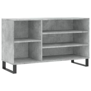 vidaXL Scarpiera Grigio Cemento 102x36x60 cm in Legno Multistrato
