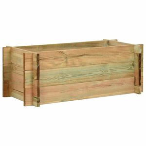 vidaXL Letto Vegetale Rialzato per Giardino Verde 120 x 80 x 32 cm