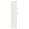 vidaXL Armadio 2 pcs Bianco 90 x 40 x 180 cm Acciaio