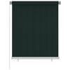 vidaXL Tenda a Rullo per Esterni 125(L)x140(A) cm Verde scuro HDPE