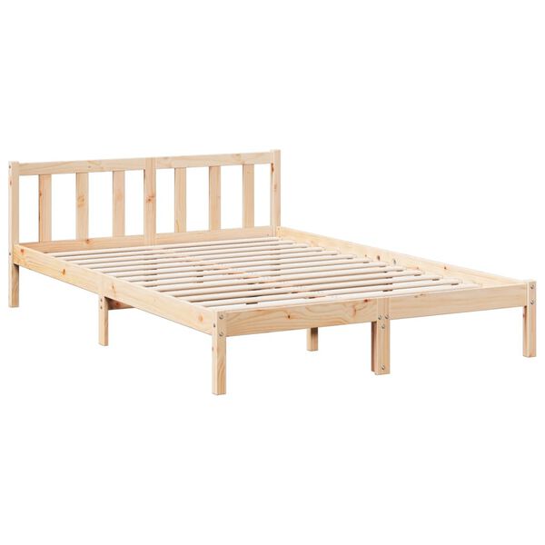 vidaXL Letto Extra Lungo senza Materasso 140x220cm Legno Massello Pino