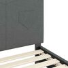 vidaXL Struttura letto per bambini con testata Grigio scuro
