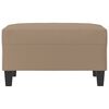 vidaXL Poggiapiedi Cappuccino 70x55x41 cm in Similpelle