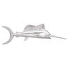 vidaXL Scultura Argento 91 x 8 x 26 cm Alluminio