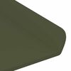 vidaXL Mensola sospesa 4 pcs Verde oliva 60 x 9 x 2,5 cm Acciaio