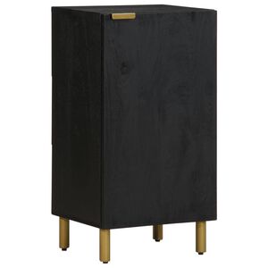 vidaXL Credenza Nera 40x33x75 cm in Legno Multistrato
