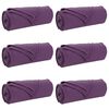 vidaXL Coperte da Pile 6 pcs Viola 270 x 240 cm Panno