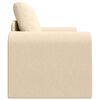 vidaXL Divano letto Crema 98 x 71 x 83 cm Tessuto
