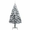 vidaXL Albero di Natale con 300 LED con supporto Verde 300 cm PVC