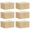 vidaXL Scatola di Stoccaggio 6 pz Tessuto non tessuto 43 x 34 x 23 cm