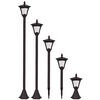 Luxform Lampione Solare a LED da Giardino Casablanca Nero 31159