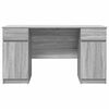 vidaXL Scrivania Grigio sonoma 140 x 49 x 76 cm Legno multistrato